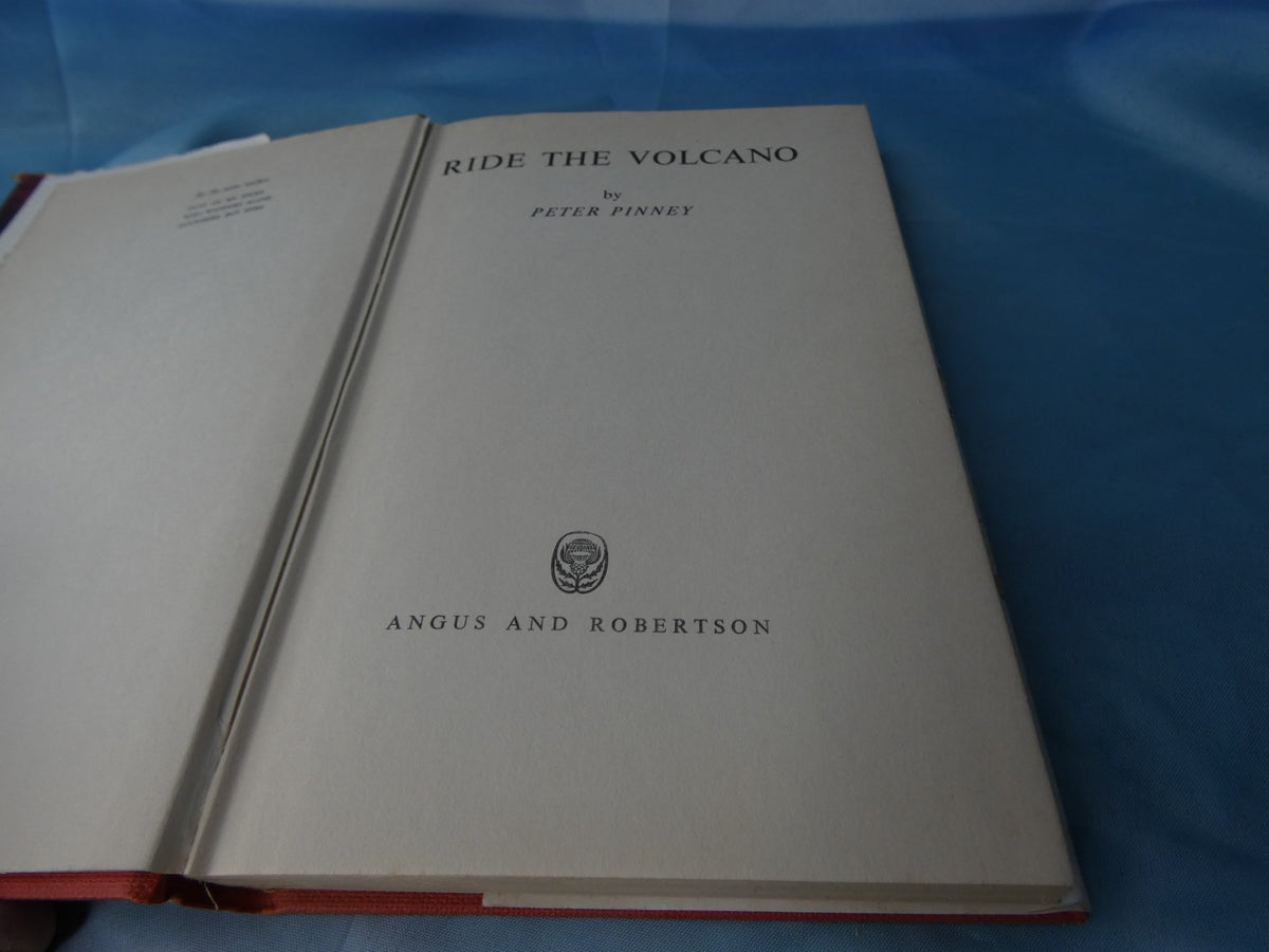 Ride The Volcano by Peter Pinney (Hardcover, 1960) + Free Postage