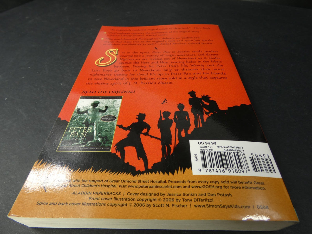 Peter Pan in Scarlet by Geraldine McCaughrean (Paperback, 2008) + Free Postage