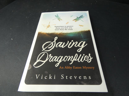 Saving Dragonflies by Vicki Stevens Signed Copy + Free Postage