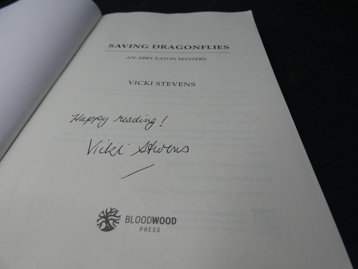Saving Dragonflies by Vicki Stevens Signed Copy + Free Postage