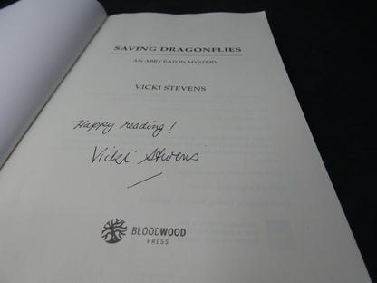 Saving Dragonflies by Vicki Stevens Signed Copy + Free Postage