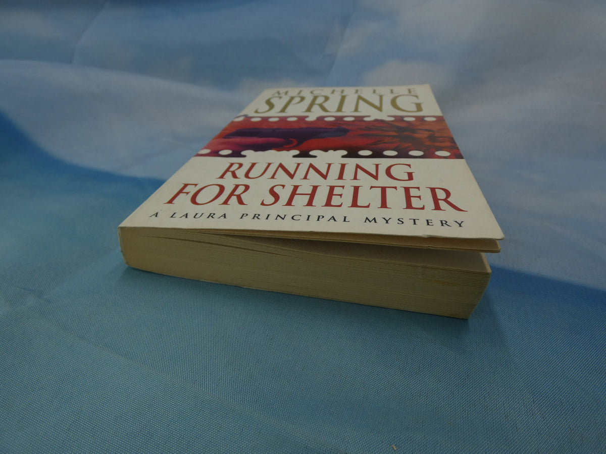 Running For Shelter (A Laura Principal mystery)-Michelle Spring + Free Postage